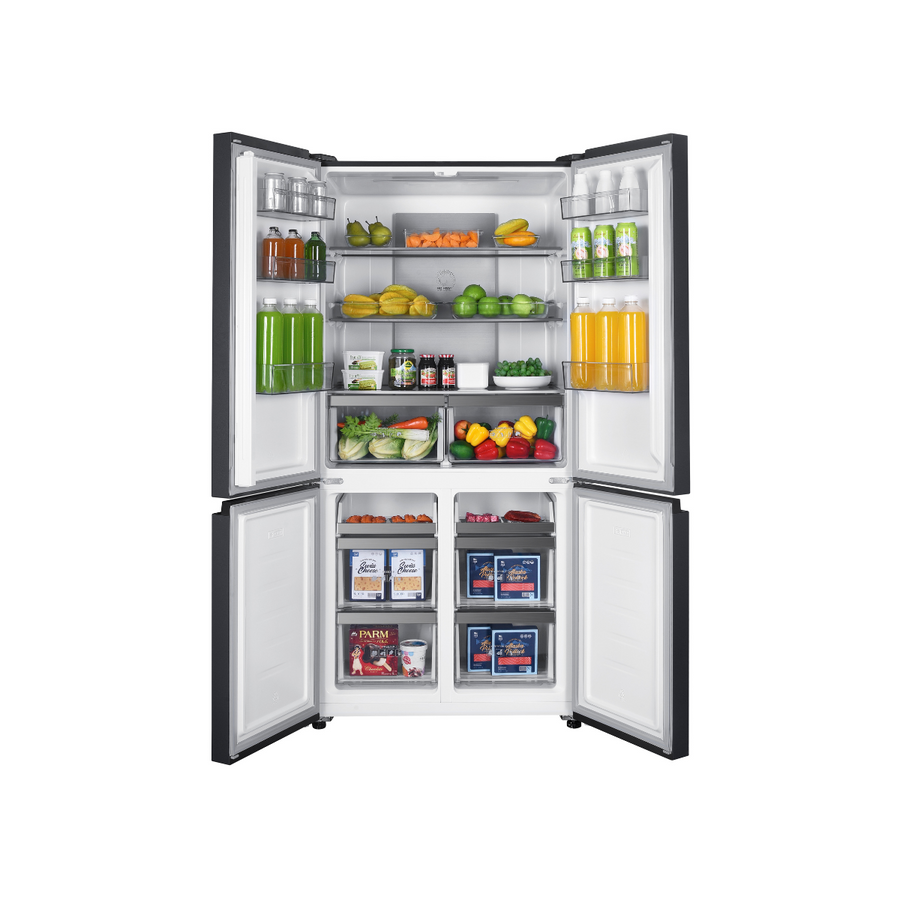 770L Multi Door Refrigerator VERZINO EMR-Q7760IN(GR) - Quad Zone Cooling System, 12 Years Inverter Compressor Warranty