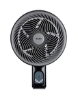 10" Digital Wall Fan - 5 Blades, Digital Panel, Remote Control - Black (10 inches/110W)