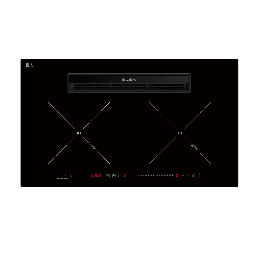 Induction Hob with Integrated Hood DUO EIH-Q7728PS(BK) - Plasma Pro+ T ...