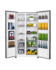 620L Side-by-side Refrigerator VERZINO ESR-Q6286IN(GR) - Nutri Fresh+ Zone, 12 Years Inverter Compressor Warranty