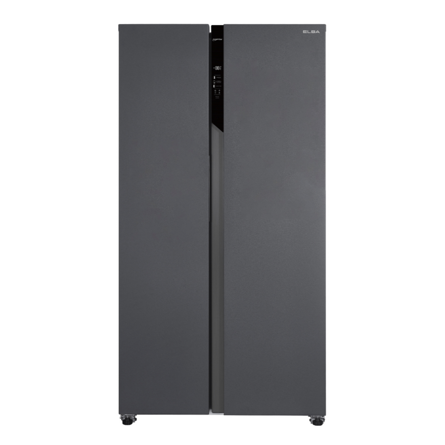 770L Side-by-side Refrigerator VERZINO ESR-Q7659IN(GR) - Quad Zone Cooling System, 12 Years Inverter Compressor Warranty