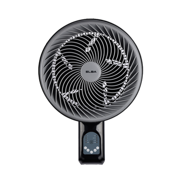 10" Digital Wall Fan EWMF-S1003RC(BK) - 5 Blades, Digital Panel, Remote Control - Black (10 inches/110W)