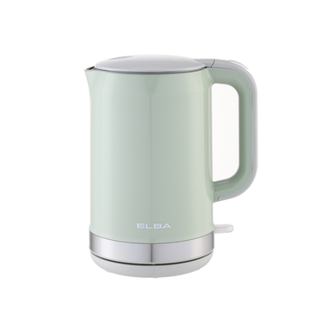 Jug Kettle FORESTA EJK-S1784SS(GN) - Stainless Steel, Safe Cool Touch Surface, Green (1.7L/1500-1800W)