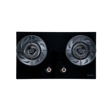 Double Burners Built-in Glass Hob EGH-S8642G(BK) - 0' Pulse Ignition, 6.0kW