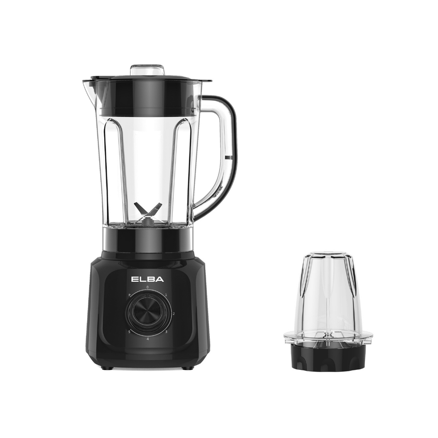 Blender with Grinder EBG-R1560(BK) - 5-speed with Pulse Function, Black (1.5L/600W)