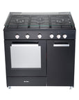 90cm Gas Cooker with Gas Oven EGC-C9703G(BK) 70L Oven Capacity