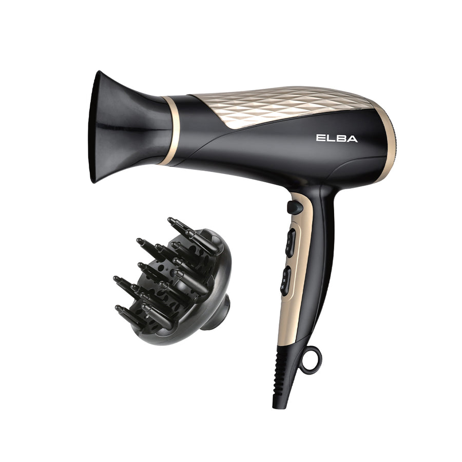 Hair Dryer EHD-J2238(CG) - 2-speeds Control, 3 Heat Settings - Campaign Gold (1800W-2000W)