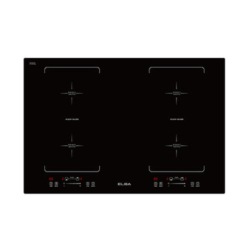 Built-in Flexi Induction Cooker EIC-K7094FZ(BK) 4 Cooking Zones, Flexi Slide Function, Schott Ceran® Glass