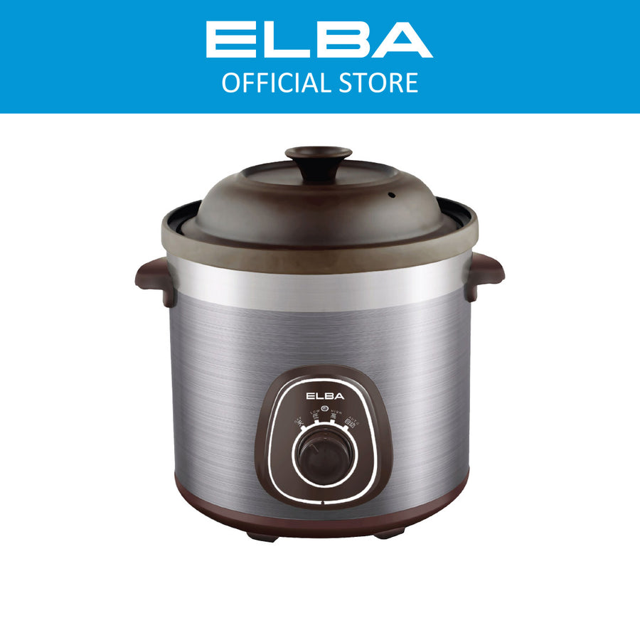 Electric Purple Clay Slow Cooker EPCC-J5033(GR) - Grey (5L/280W)