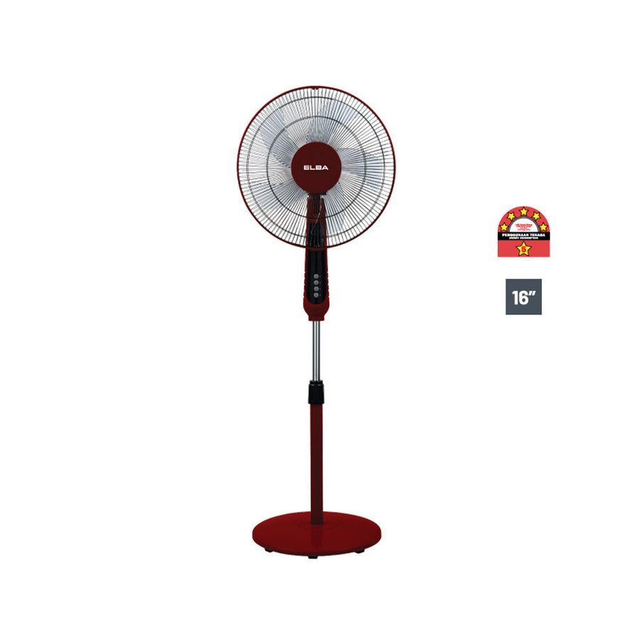 16'' Stand Fan ESF-K1678(MR) - 5 Transparent AS Blade (16 inches / 50W)