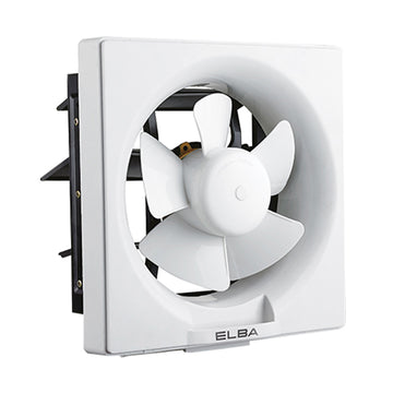 8" Wall Mounted Ventilation Fan EVF-E0805(WH) - ABS Fan Blades, White