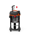 Wet & Dry Vacuum Cleaner EVC-H1231(SS) - HEPA Filter, Air Blowing Function, Suction Power: 190W (30L/1200W)